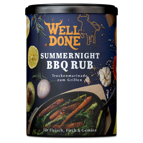 WELL DONE - Summernight BBQ Rub 200g