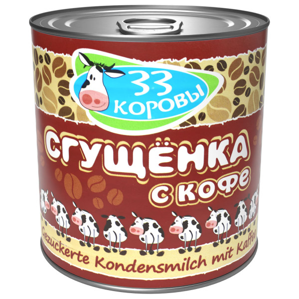 33 Korowy - Gezuckerte Kondensmilch mit Kaffee
