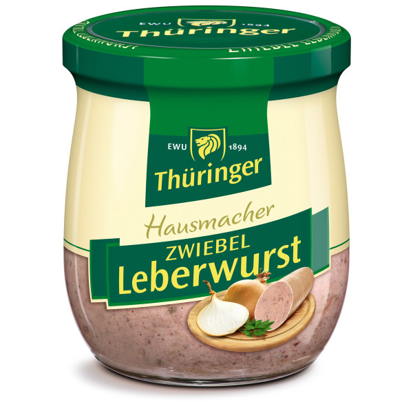 EWU THÜRINGER - Original Thüringer Zwiebel Leberwurst 300g