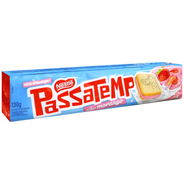 Nestle - Milchkekse mit Erdbeerfüllung &quot;Passatempo morango&quot;