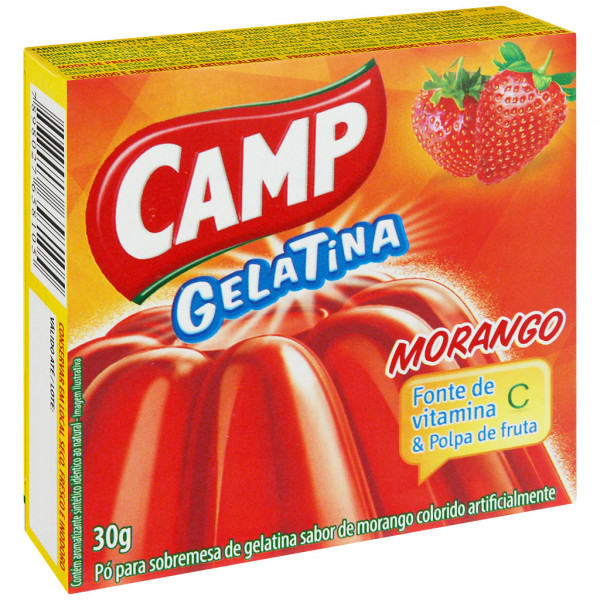 CAMP - Gelatine mit Erdbeergeschmack &quot;Gelatina Morango&quot;