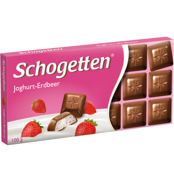 SCHOGETTEN - Joghurt Erdbeer 100g