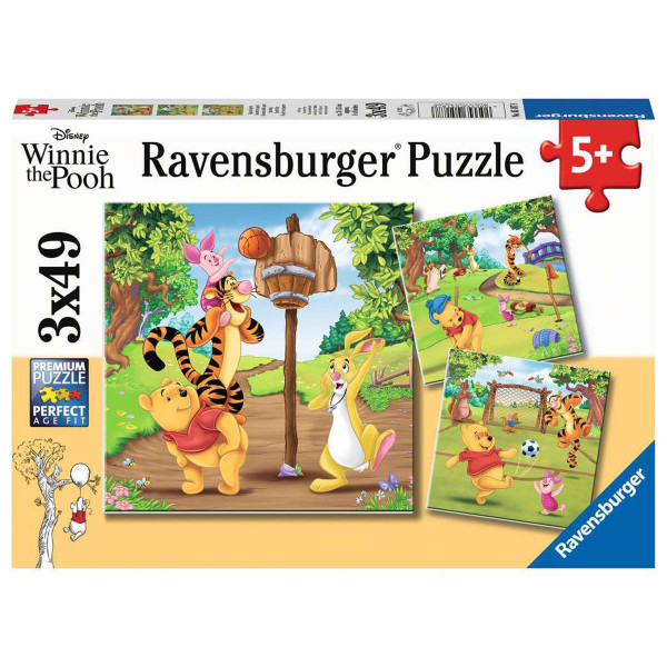 Ravensburger Puzzle - Winnie the Pooh 3x49 Teile