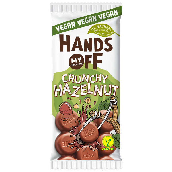 HANDS OFF MY CHOCOLATE - Crunchy Hazelnut 100g