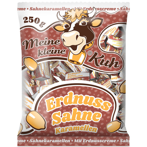 MEINE KLEINE KUH Erdnuss Sahne Karamellen 250g