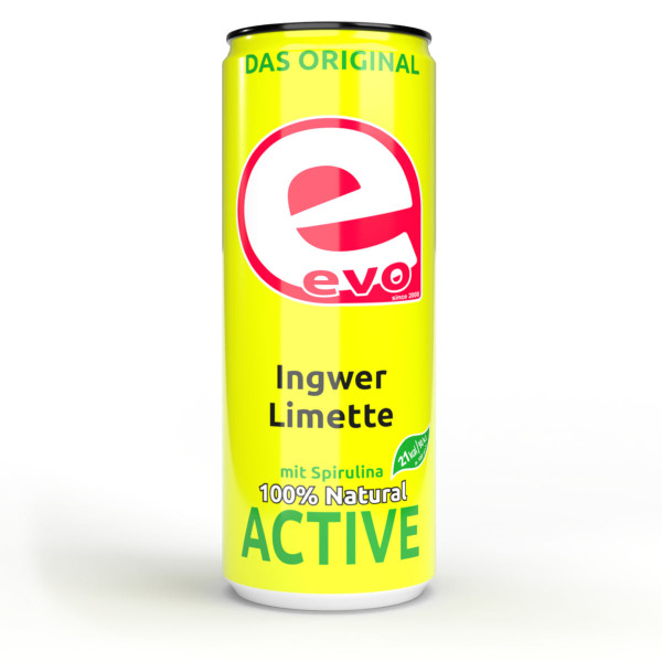 EVO ACTIVE - Ingwer Limette 250ml
