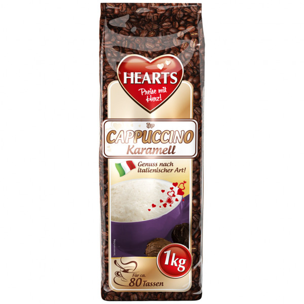 HEARTS - Typ Cappuccino Karamell 1kg