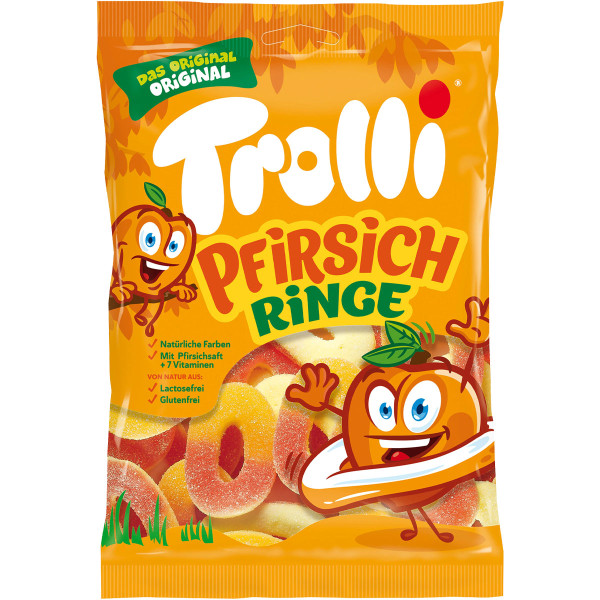 TROLLI - Pfirsich Ringe 200g
