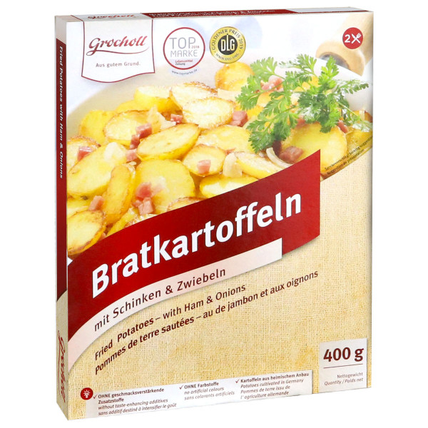 GROCHOLL - Bratkartoffeln mit Schinken & Zwiebeln 400g