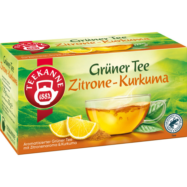 TEEKANNE Grüner Tee Zitrone Kurkuma 20er
