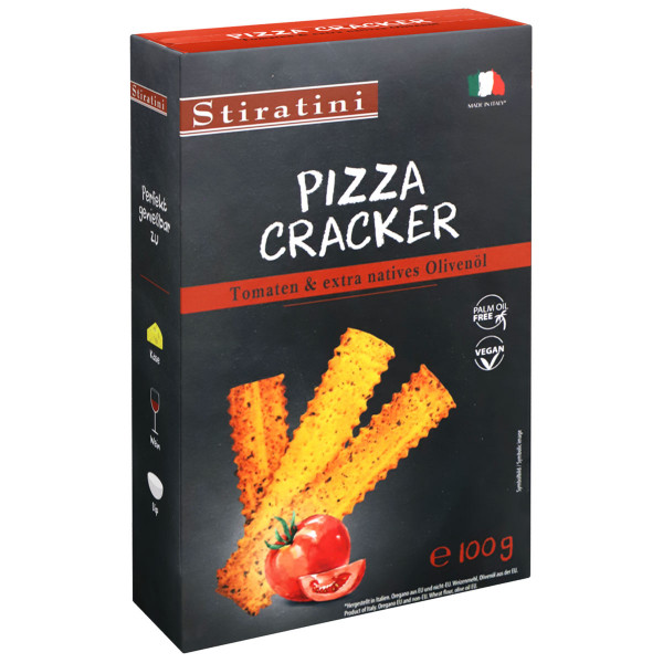 STIRATINI - Pizza Cracker Tomate 100g