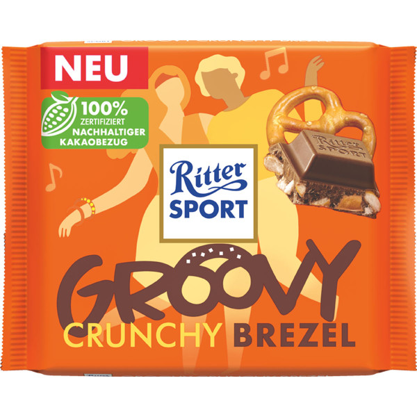 RITTER SPORT Groovy Crunchy Brezel 100g