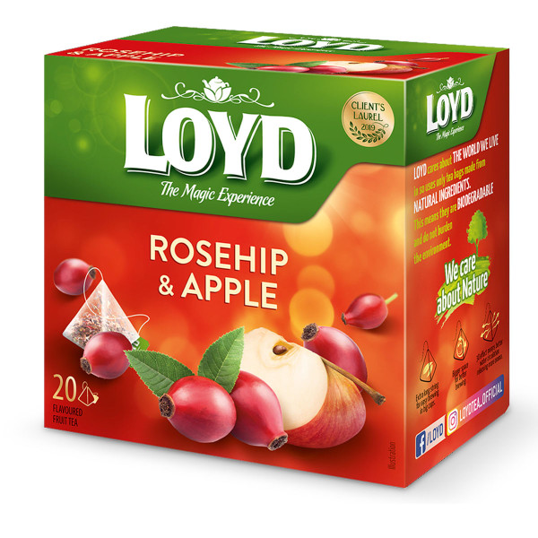 LOYD Hagebutte & Apfel Tee 20x2g