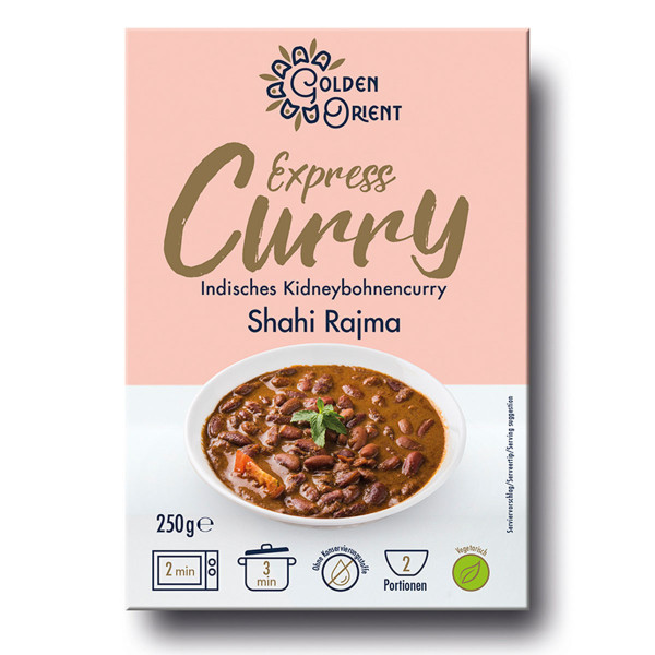 GOLDEN ORIENT - Express Curry Indisches Kidneybohnencurry Shahi Rajma 250g