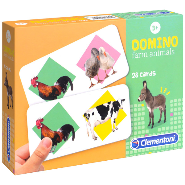 CLEMENTONI - Domino Farm Animals 28 Karten
