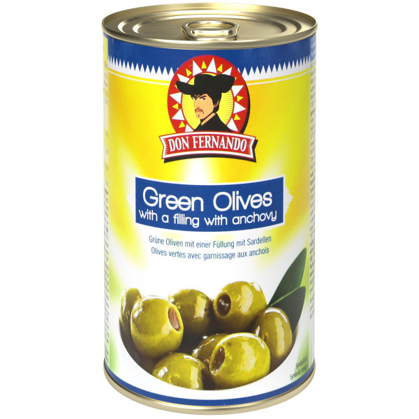 DON FERNANDO - Grüne Oliven mit Sardellencremefüllung
