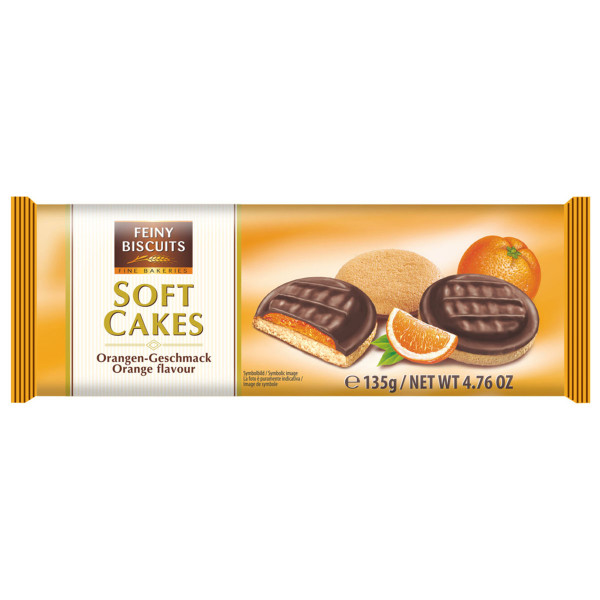 FEINY BISCUITS - Soft Cakes Orange 135g