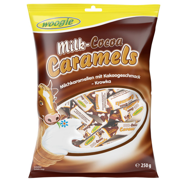 WOOGIE - Milk Cocoa Caramels 250g