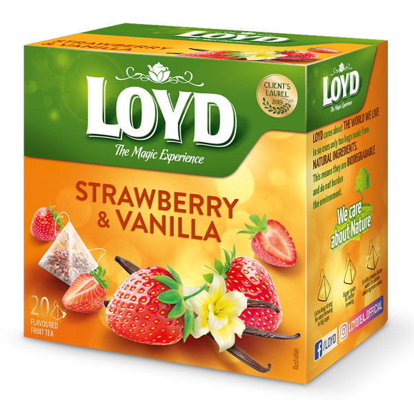 LOYD Erdbeere & Vanille Tee 20x2g