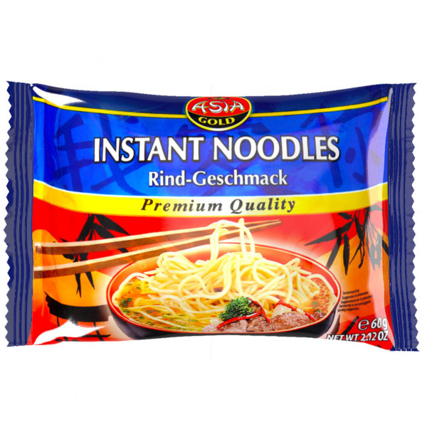 ASIA GOLD Instant Noodles Rindgeschmack 60g