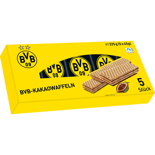 FEINY BISCUITS - Kakaowaffeln BVB Edition 225g