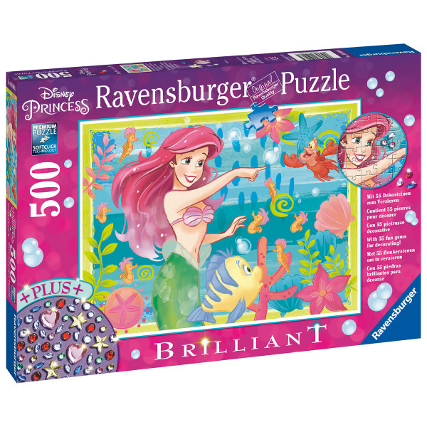 Ravensburger Puzzle - Arielles Unterwasserparadies, 500 Teile