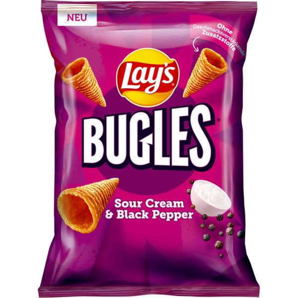 LAY´S - Bugles Sour Cream &amp; Black Pepper 95g
