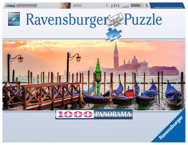 Ravensburger Puzzle - Gondeln in Venedig, 1000 Teile