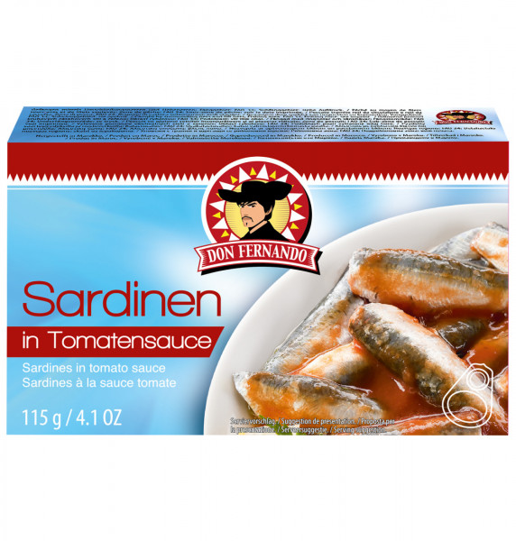 DON FERNANDO - Sardinen in Tomatensauce 115g/75g