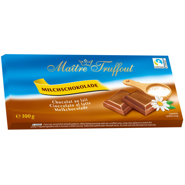Maître Truffout - Milchschokolade 100g